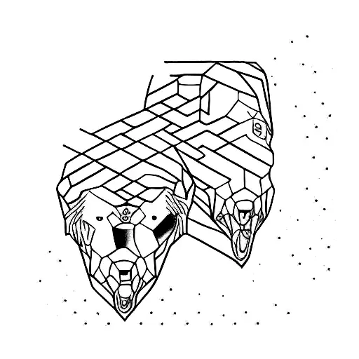 number 13 and leo  tattoo design idea