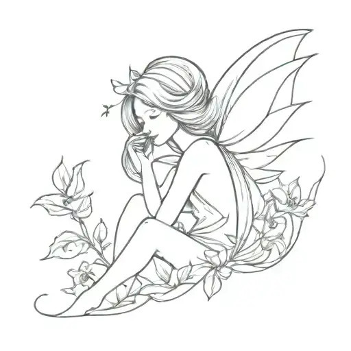 fairy of shampoo  by txt   tattoo design idea