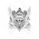 Solitude is bliss  tattoo design idea