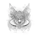 Solitude is bliss  tattoo design idea