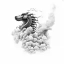 i'm swimming in the smoke, of bridges i have burned tattoo design idea