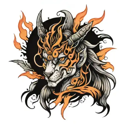 wildfire  tattoo design idea