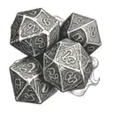 dnd d20 dice tattoo design idea