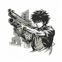 cowboy bebop   tattoo design idea
