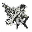 cowboy bebop   tattoo design idea