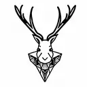 jackalope tattoo design idea