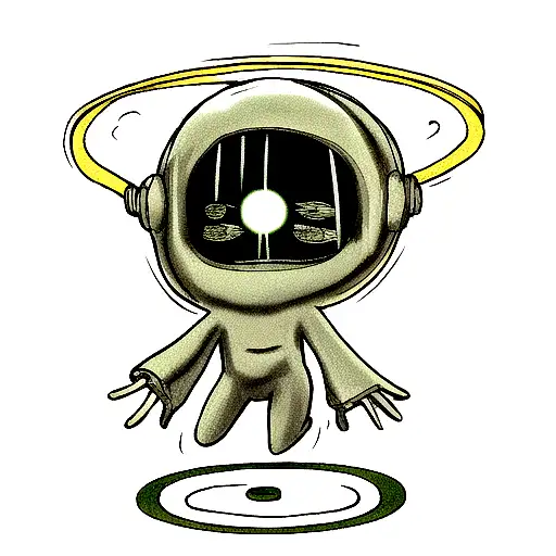 Alien Abduction tattoo design idea