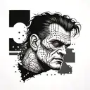 frankenstein posmo tattoo design idea