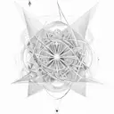 quantum entanglement formula, between a prism similar to that of pinkfloyd tattoo design idea