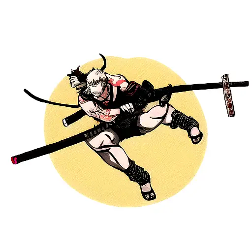 Kanji Tattoo of Ronin tattoo design idea