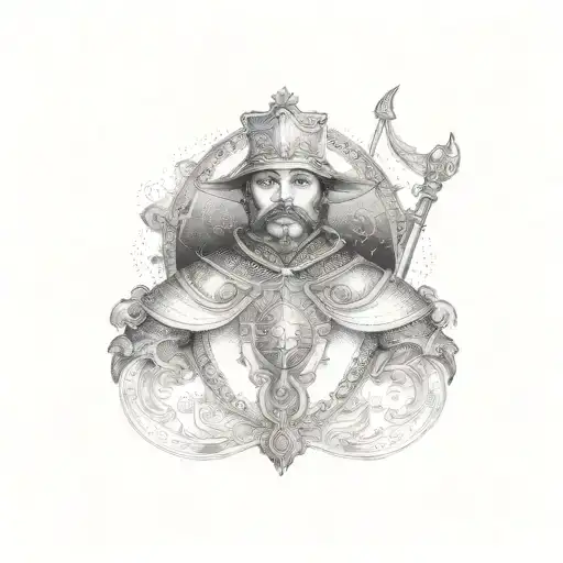 Spanish Conquistador tattoo design idea
