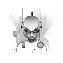 Hip Hop Dancer in the street tattoo design idea