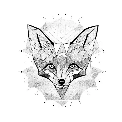 Fox tattoo design idea