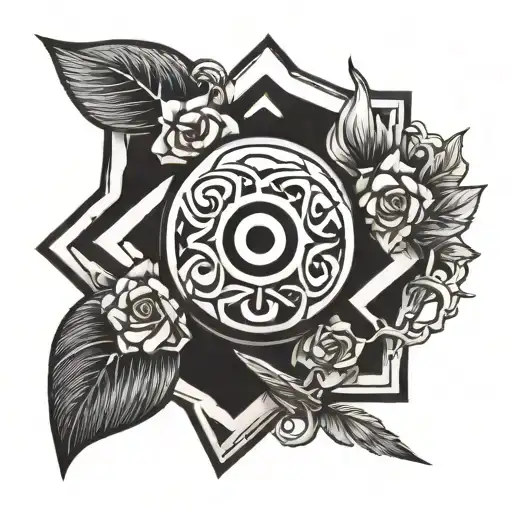 boredom symbol tattoo design idea