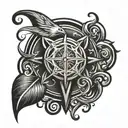 boredom symbol tattoo design idea