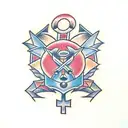 Ankh Symbol tattoo design idea