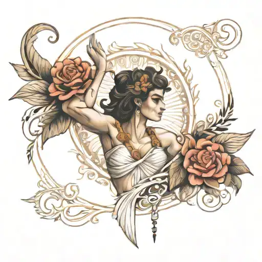 Greek mythology inspired tattoo full sleeve tattoo tattoo design idea