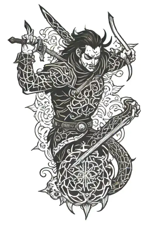 Demon Slayer tattoo design idea