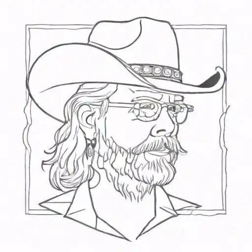 David Allan Coe tattoo design idea