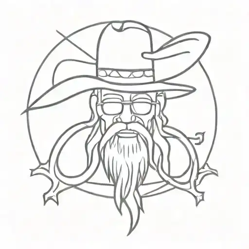 David Allan Coe symbol tattoo design idea