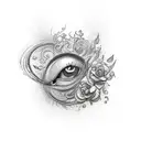 I’m looking for a tramp stamp tattoo that embodies an alluring and exclusive charm, reserved solely for intimate moments tattoo design idea