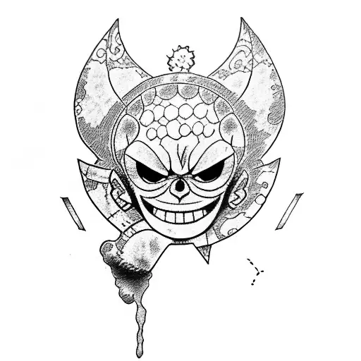 luffy that found the One Piece  tattoo design idea