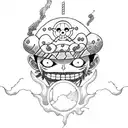 luffy that found the One Piece  tattoo design idea