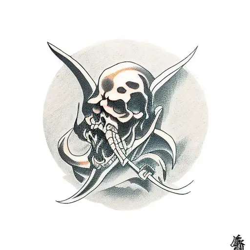 Grim Reaper tattoo design idea