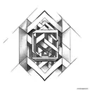 penrose triangle tattoo design idea