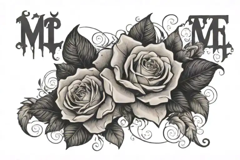 To design a tattoo with the wording "imperfectum, opus profectum ❤️mi familia❤️ MAK," here's a concept you could conside tattoo design idea