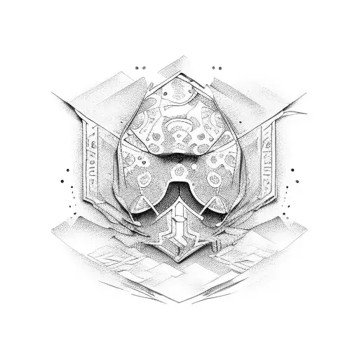 kintsugi life tattoo design idea