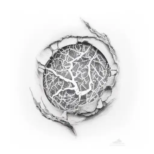 kintsugi life tattoo design idea