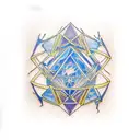 kintsugi DNA tattoo design idea