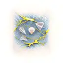 kintsugi DNA tattoo design idea