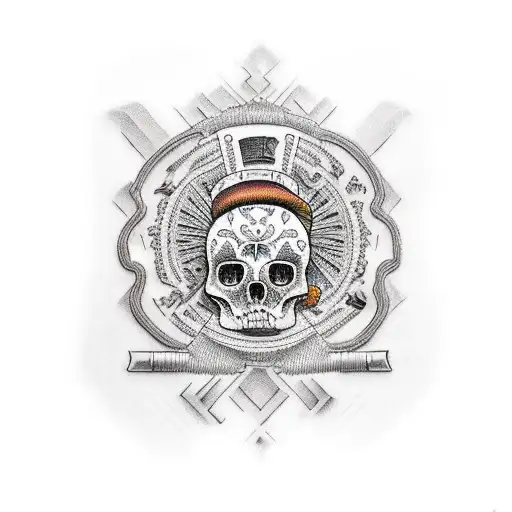 Mexican american tattoo design idea