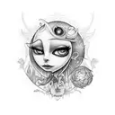 Tim Burton caracters  tattoo design idea