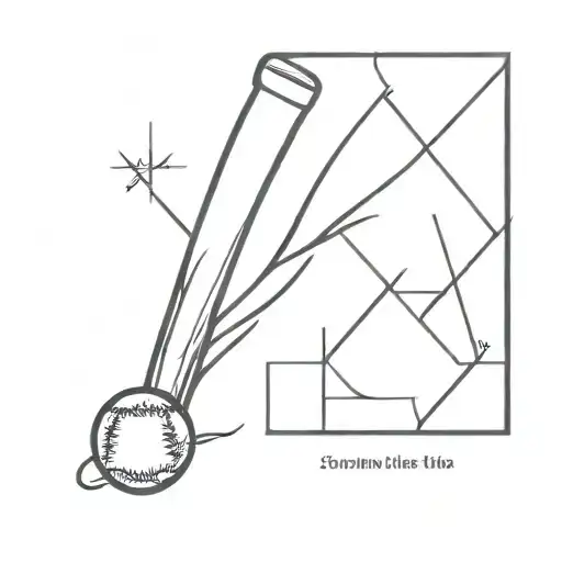 baseball,cross tattoo design idea