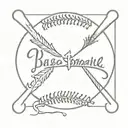 baseball cross tattoo tattoo design idea