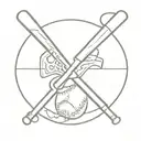 baseball cross tattoo tattoo design idea