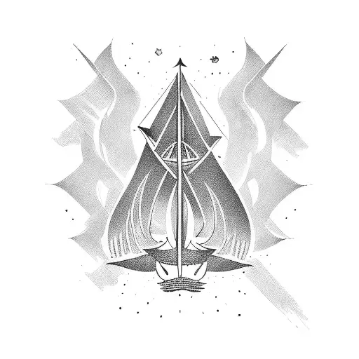 burn the ships tattoo design idea