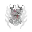Chimera tattoo design idea