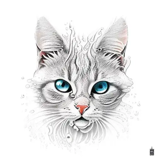 wet pussy tattoo design idea