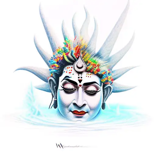mahadev tattoo design idea