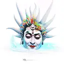 mahadev tattoo design idea