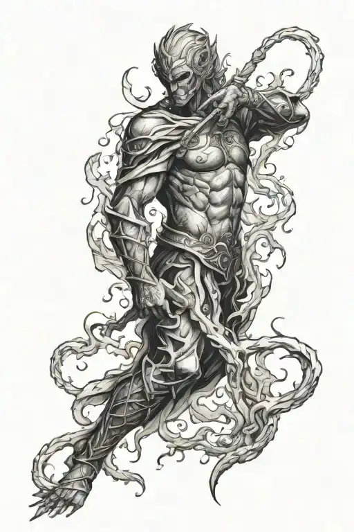 Dante's inferno sleeve tattoo design idea