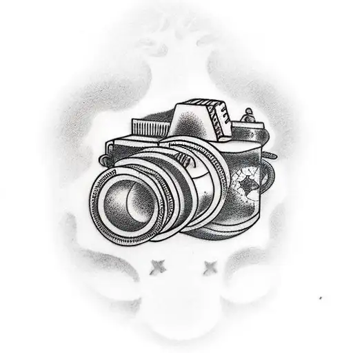 camera, welding, teacher tattoo design idea