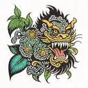 borneo tattoo design idea