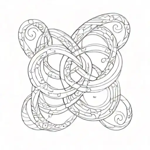 Infinity Symbol tattoo design idea