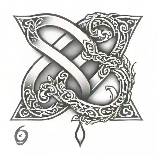 Infinity Symbol tattoo design idea