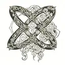 Infinity Symbol tattoo design idea